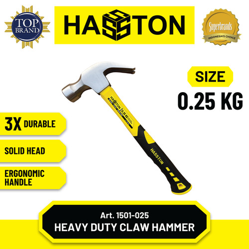 [EZM.1190462] Hasston Hammer Kambing Gg. Fiber 0,25Kg / Palu Kambing (1501-025)