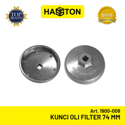 [EZM.1190480] Hasston Kunci Oli Filter Mangkok 75mm / Oil Filter Bowl (1900-005)