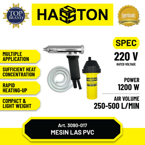 [EZM.1190519] Hasston Mesin Las PVC (PVC Welding) / Heat Gun / Las Pipa (3090-017)