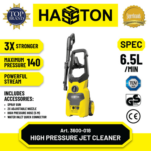 [EZM.1190535] Hasston High Pressure Jet Cleaner / Mesin Cuci Kendaraan (3600-018)
