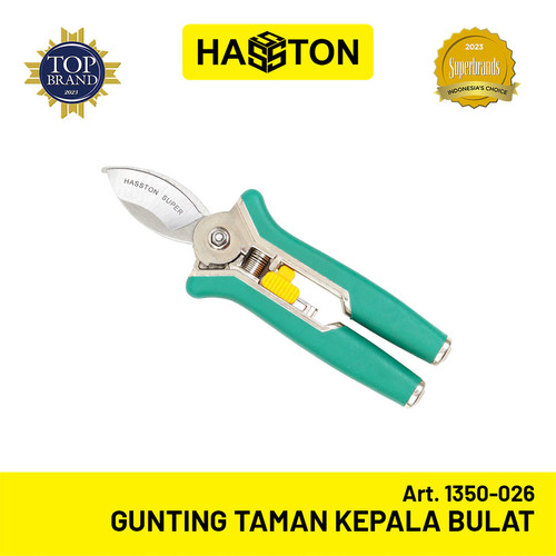 [EZM.1190677] Hasston Gunting Taman Kepala Bulat 6" (1350-026)