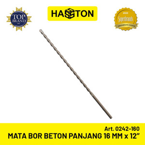 [EZM.1190703] Hasston 16mm Mata Bor Beton Panjang / Masonry Drill Bits (0242-160)
