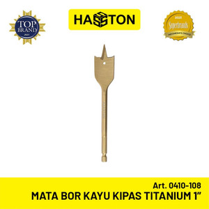 [EZM.1190761] Hasston Mata Bor Kayu Kipas Titanium 1" (0410-108)