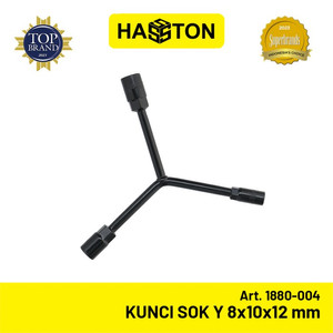 [EZM.1190882] Hasston Kunci Sok Y Chrome 8x10x12mm / Socket Wrench-Y (1880-004)