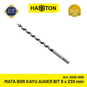 [EZM.1190914] Hasston Mata Bor Kayu Auger Bit 6mm / Wood Bit Drill (0410-006)