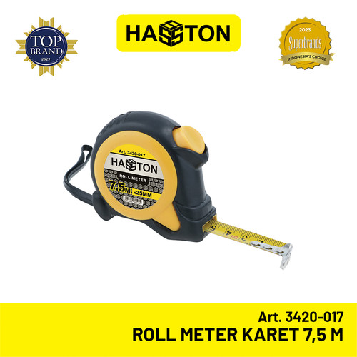 [EZM.1191046] Hasston Roll Meter 7.5M Auto Stop + Magnet / Tape Measure (3420-017)