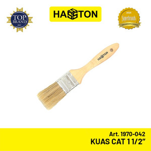 [EZM.1191161] Hasston Kuas Cat Gagang Kayu / Brush Paint 1 1/2" (1970-042)