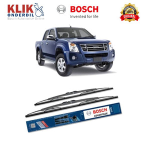 [EZR.2400010] Bosch Sepasang Wiper Kaca Mobil Isuzu Rodeo D-max 2004-on Advantage 21" & 19" - 2 Buah/Set