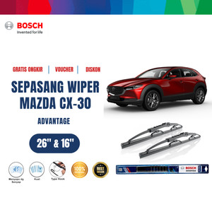 [EZR.2400042] Bosch Advantage Wiper Sepasang Depan Mobil Mazda CX-30 Size 26 dan 16 Inci