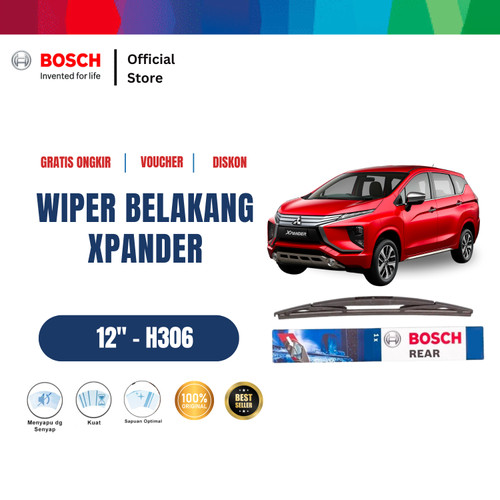 [EZR.2400059] Bosch H306 Rear Wiper Kaca Belakang Mobil Xpander - Lock 2 Size 12 Inci