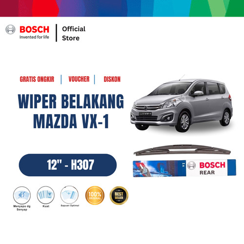 [EZR.2400064] Bosch H307 Rear Wiper Belakang Mobil Mazda VX-1 - Lock 2 Size 14 Inci