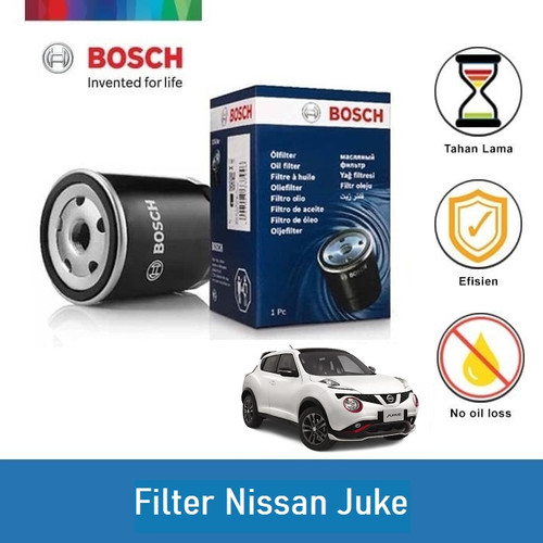 [EZR.2400327] BOSCH Filter Oli Mobil Nissan Juke - 0986AF1014 - 1 Pcs - Warna