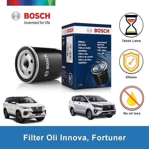 [EZR.2400334] BOSCH Filter Oli Toyota Innova, Fortuner (0986AF1042) - 1 Pcs