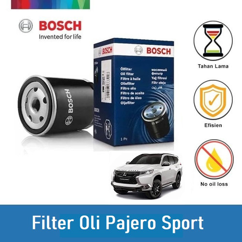 [EZR.2400341] BOSCH Filter Oli Mobil Mitsubishi Pajero Sport (0986AF1019) - 1 Pcs - Warna
