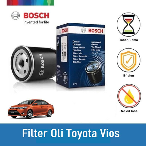 [EZR.2400345] BOSCH Filter Oli Mobil Toyota Vios 0986AF1041 - 1 Pcs - Warna