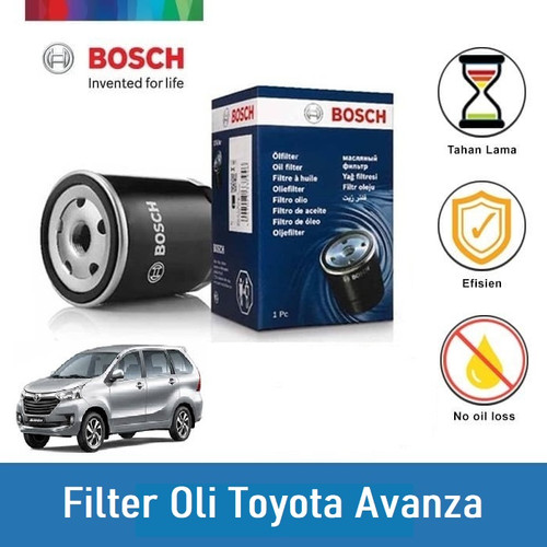 [EZR.2400350] BOSCH Filter Oli Mobil Toyota Avanza - 0986AF1041 - 1 Pcs - Warna