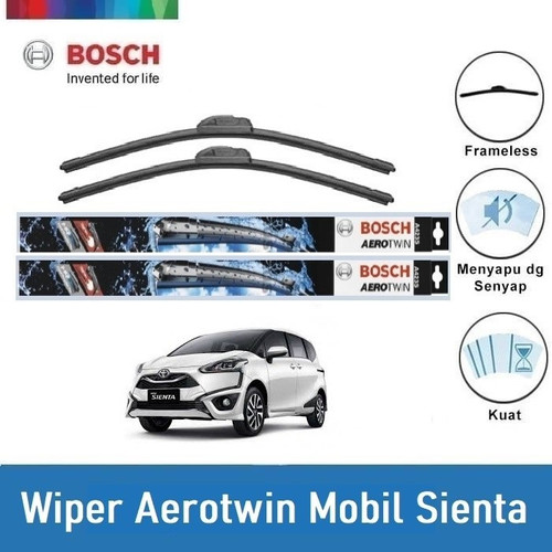 [EZR.2400784] Bosch Wiper Mobil Aerotwin Premium A 514 S Untuk Toyota Sienta