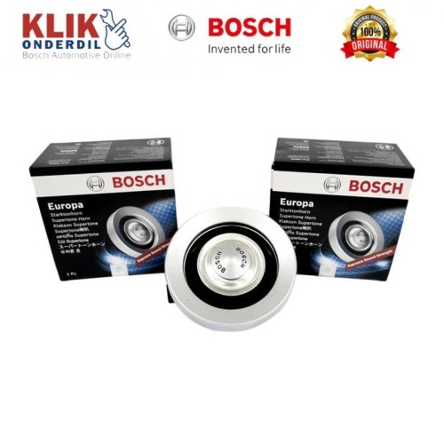 [EZR.2400822] Klakson PREMIUM Bosch Europa Supertone Silver RING - 0320223911