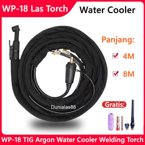 [EZM.1180021] Tig Argon WP-18 Stang Las Water Cooler Welding Torch WP18 4M 8M 4 8 Meter