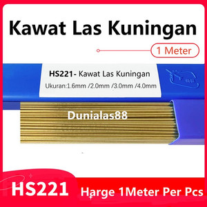[EZM.1180031] Kawat Las Kuningan 1 Meter 1.6mm 2.0mm 3.0mm 4.0mm 1M Batangan 2mm 3mm 4mm