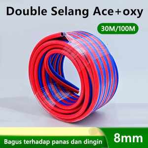 [EZM.1180041] Selang Las Double 8mm×8mm Selang Las Oksigen Dan Asetilena OXY ACE