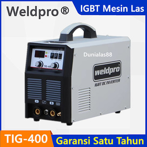 [EZM.1180049] TIG-400 Mesin Las Inverter Travo Las TIG Argon MMA 400 Weldpro