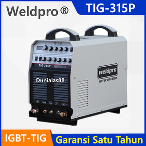 [EZM.1180050] Weldpro TIG-315P TIG315P TIG-315P Mesin Las inverter Pulse TravoTIG Argon AC DC 315P 300A