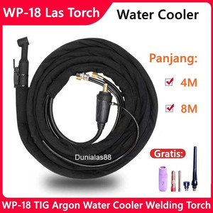 [EZM.1180242] Tig Argon WP-18 Stang Las Water Cooler Welding Torch WP18 4M 8M 4Meter