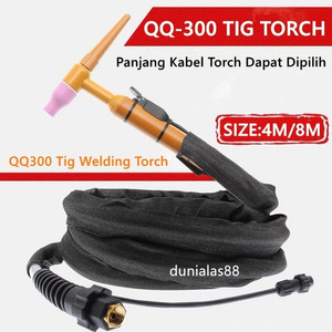 [EZM.1180323] Tig Torch Stang Argon QQ300 Tang Las Argon QQ 300 Set pnjg Kabel 4M 8M