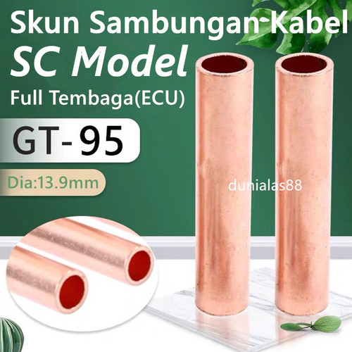 [EZM.1180400] Skun kabel GT-95 sambungan kabel scun kabel batrai aki audio