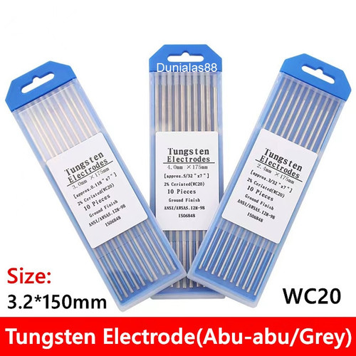 [EZM.1180628] Jarum Las Argon Tungsten Electrode 3.2 mm Abu-Abu Grey Ceriated Besi