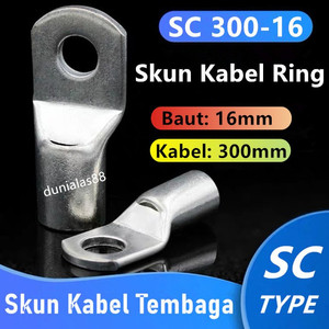[EZM.1180654] Skun kabel SC300-16 baterai scun kabel konektor tembaga aki audio