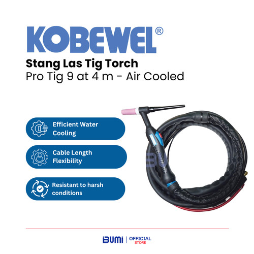 [EZM.4000064] Stang Las Tig Torch - Pro Tig 9 at 4 m - Air Cooled
