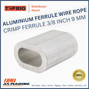 [EZO.5800009] Aluminium Ferrule / Crimp Ferrule Wire Rope 9 mm 3/8 Inch TOPRIG