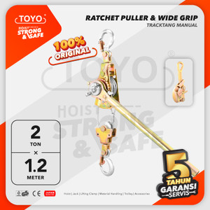 [EZO.1600001] Ratchet Puller 2 Ton x 1.2 Meter Tracktang Kodokan Puller Grip TOYO