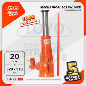 [EZO.1600004] Screw Jack / Dongkrak Ulir Botol 20 Ton TOYO