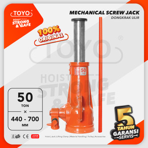 [EZO.1600005] Screw Jack / Dongkrak Ulir Botol 50 Ton TOYO