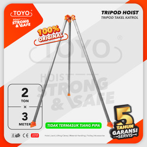[EZO.1600007] Tripod Hoist / Rescue Tripod 2 Ton x 3 Meter TOYO