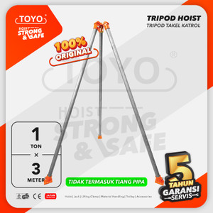 [EZO.1600012] Tripod Hoist / Rescue Tripod 1 Ton x 3 Meter TOYO
