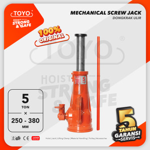[EZO.1600014] Screw Jack / Dongkrak Ulir Botol 5 Ton TOYO