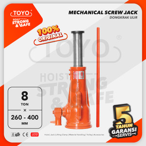 [EZO.1600016] Screw Jack / Dongkrak Ulir Botol 8 Ton TOYO