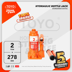 [EZO.1600032] Hydraulic Bottle Jack / Dongkrak Botol 2 Ton TOYO