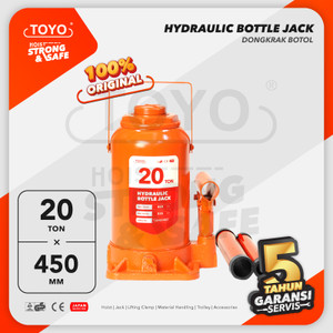 [EZO.1600038] Hydraulic Bottle Jack / Dongkrak Botol 20 Ton TOYO