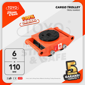 [EZO.1600041] Cargo Trolley / Dolly Skate Roller 6 Ton TOYO