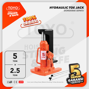 [EZO.1600044] Hydraulic Toe Jack / Dongkrak Sepatu Track 5 Ton TOYO