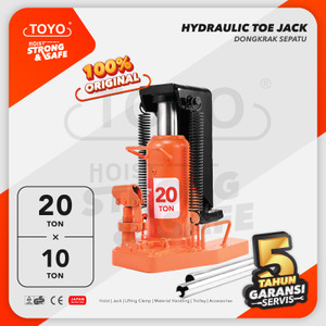 [EZO.1600045] Hydraulic Toe Jack / Dongkrak Sepatu Track 20 Ton TOYO