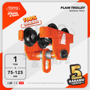 [EZO.1600108] Plain Trolley / Manual Troli 1 Ton TOYO