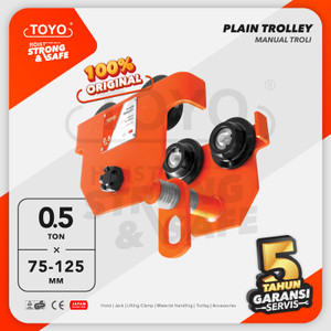 [EZO.1600111] Plain Trolley / Manual Troli 0.5 Ton TOYO