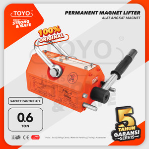 [EZO.1600114] Permanent Magnet Lifter / Magnetic Lifter 0.6 Ton TOYO