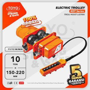 [EZO.1600123] Electric Trolley Girder 10 Ton KDT Series TOYO